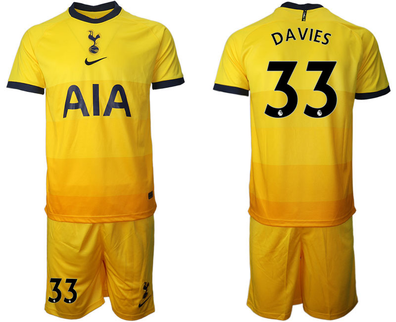 Men 2021 Tottenham Hotspur away #33 soccer jerseys